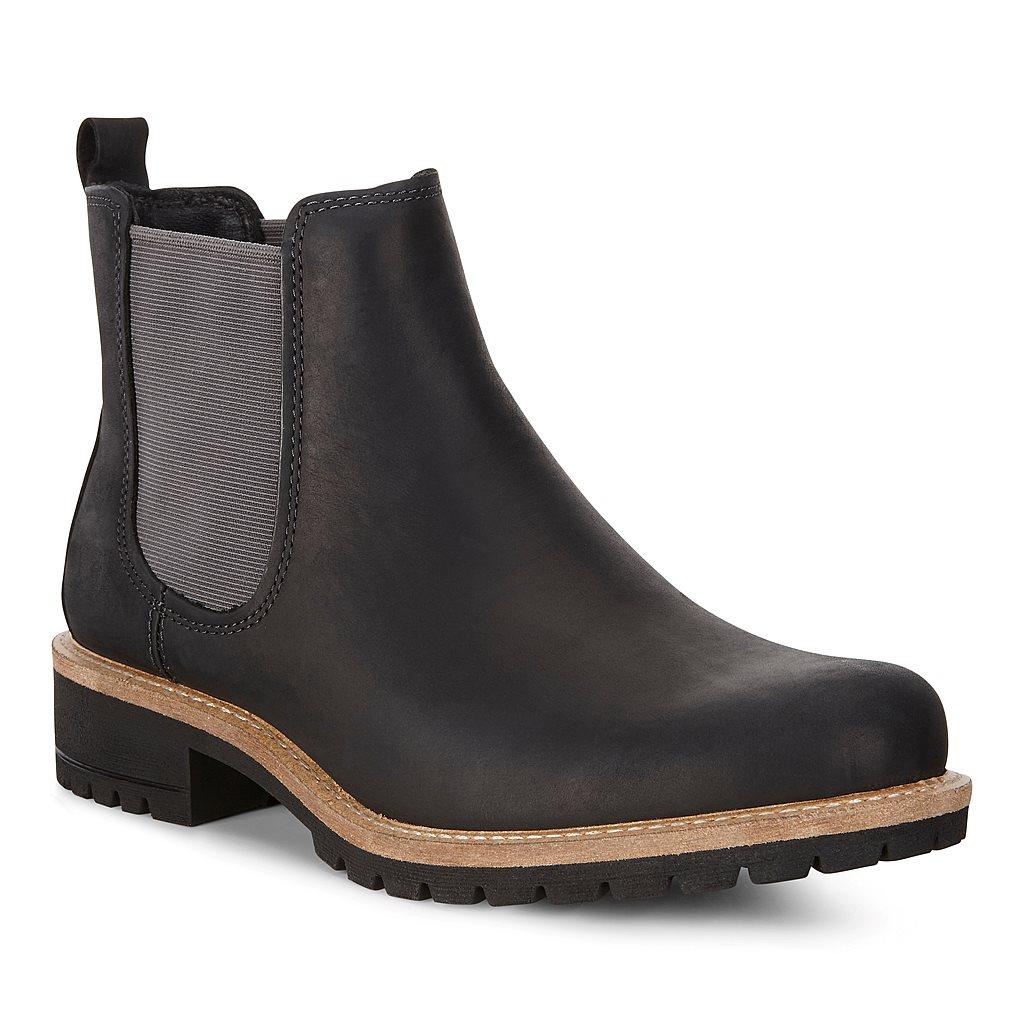 Ecco Elaine Womens Chelsea Boots In Black Online - India TVI-604391